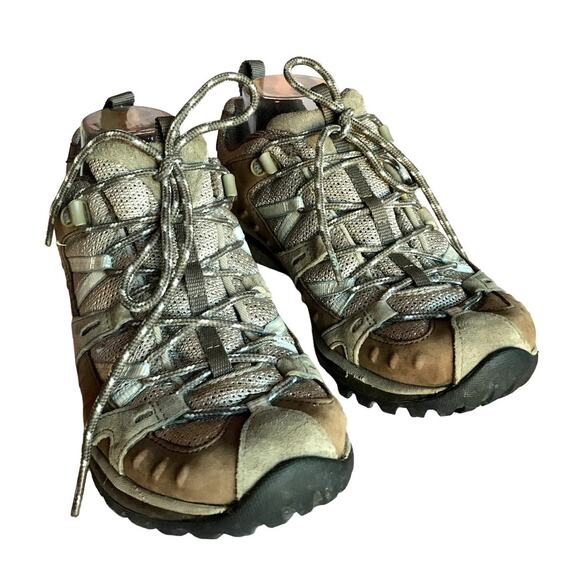 Merrell Olive Siren Sport Lightweight Hikers with Vibram Soles size 8.5 - Picture 1 of 12